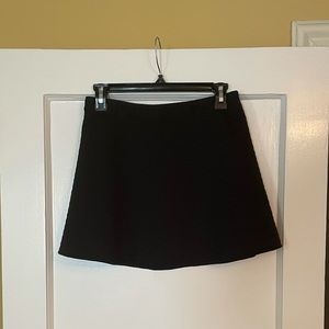 Black aline quilted skirt